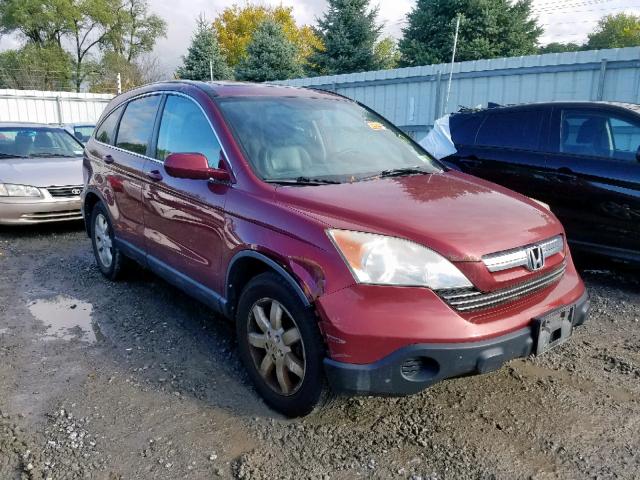 5J6RE48739L001716 - 2009 HONDA CR-V EXL RED photo 1