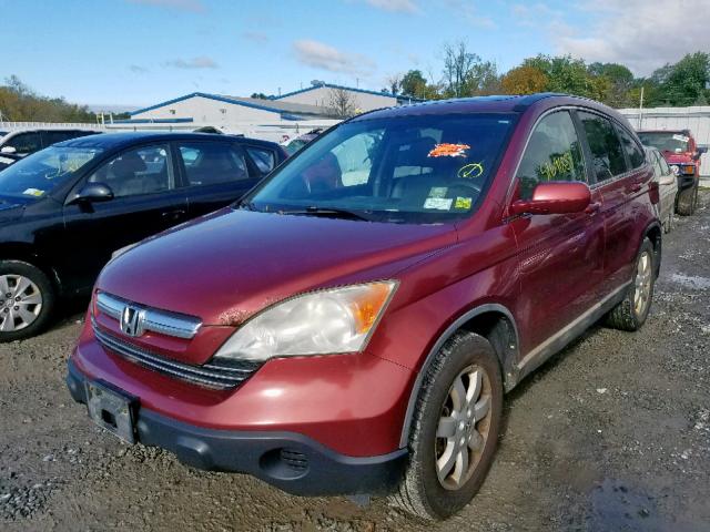 5J6RE48739L001716 - 2009 HONDA CR-V EXL RED photo 2