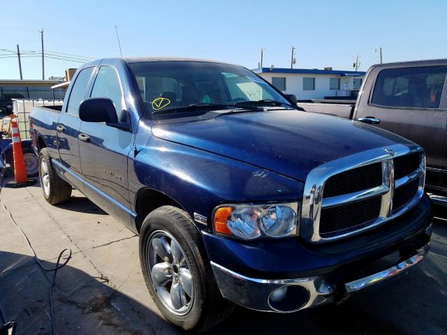 1D7HA18D04S689597 - 2004 DODGE RAM 1500 S BLUE photo 1