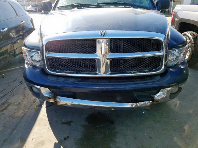 1D7HA18D04S689597 - 2004 DODGE RAM 1500 S BLUE photo 9