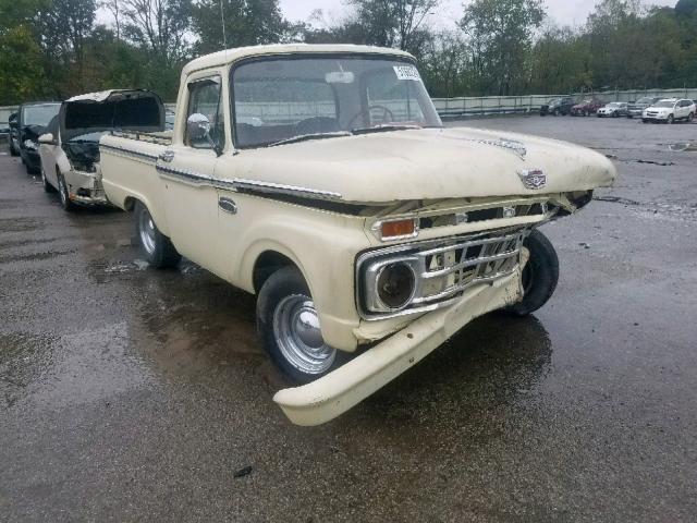 F10DK581679 - 1965 FORD F100 CREAM photo 1