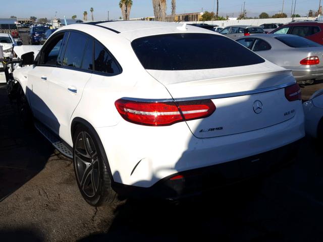 4JGED6EBXJA112061 - 2018 MERCEDES-BENZ GLE COUPE WHITE photo 3