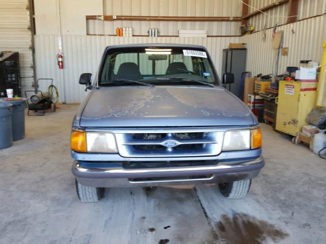 1FTCR10A3VPA71211 - 1997 FORD RANGER BLUE photo 9