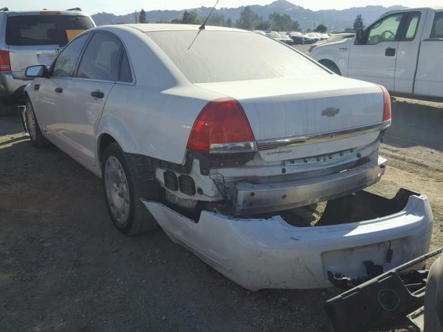 6G1MK5E23BL532603 - 2011 CHEVROLET CAPRICE PO WHITE photo 3