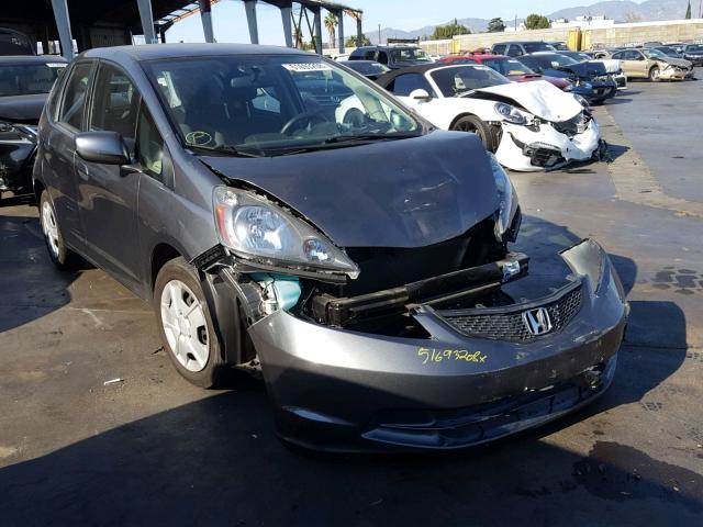 JHMGE8H36DC056668 - 2013 HONDA FIT GRAY photo 1