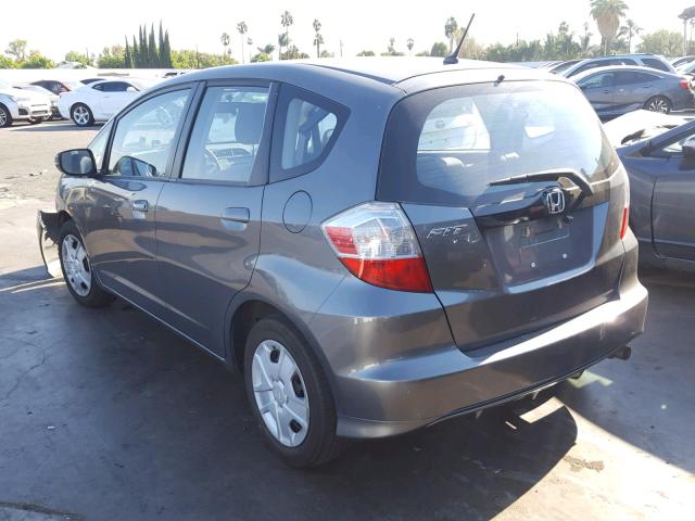 JHMGE8H36DC056668 - 2013 HONDA FIT GRAY photo 3