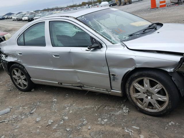 YV1RS592762525728 - 2006 VOLVO S60 2.5T SILVER photo 9