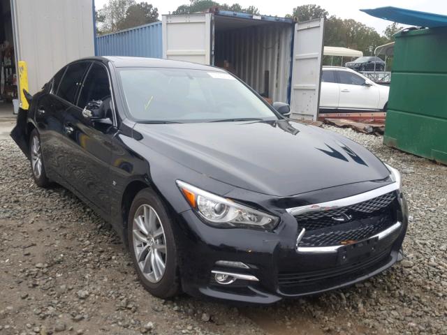 JN1BV7AP4FM332834 - 2015 INFINITI Q50 BASE BLACK photo 1