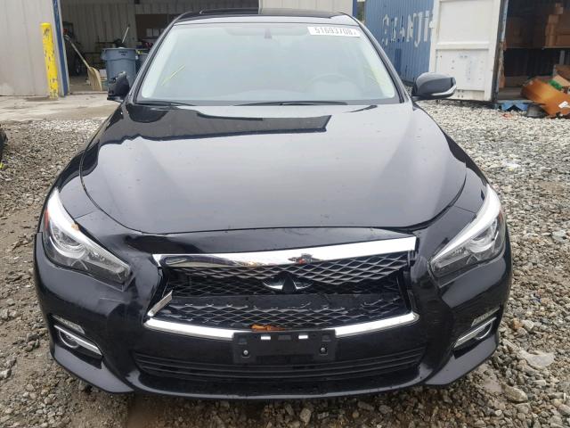 JN1BV7AP4FM332834 - 2015 INFINITI Q50 BASE BLACK photo 9