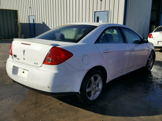 1G2ZH57N494117587 - 2009 PONTIAC G6 GT WHITE photo 4