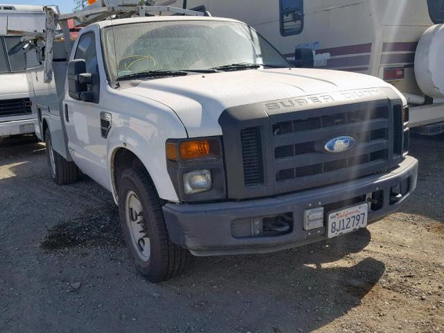 1FTWF30528EA26894 - 2008 FORD F350 SRW S WHITE photo 1