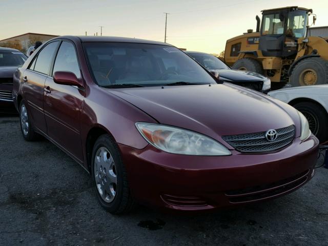 JTDBE32KX30200754 - 2003 TOYOTA CAMRY LE RED photo 1