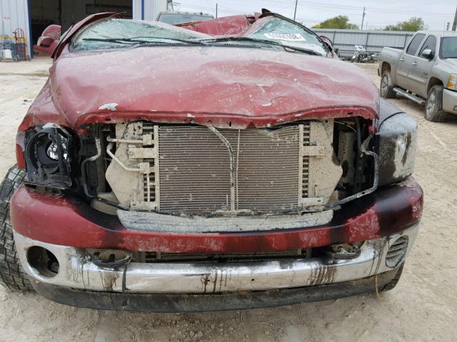 1D7KS28C96J130915 - 2006 DODGE RAM 2500 S RED photo 7