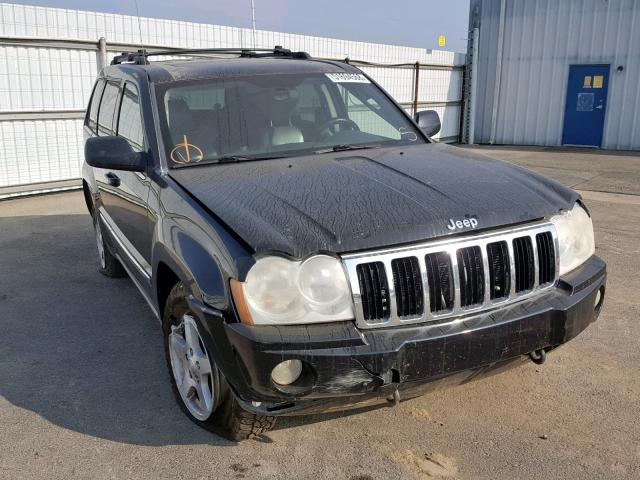 1J8HR58N15C725921 - 2005 JEEP GRAND CHER BLACK photo 1