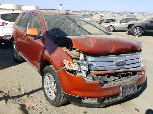 2FMDK48C07BB02632 - 2007 FORD EDGE SEL ORANGE photo 1