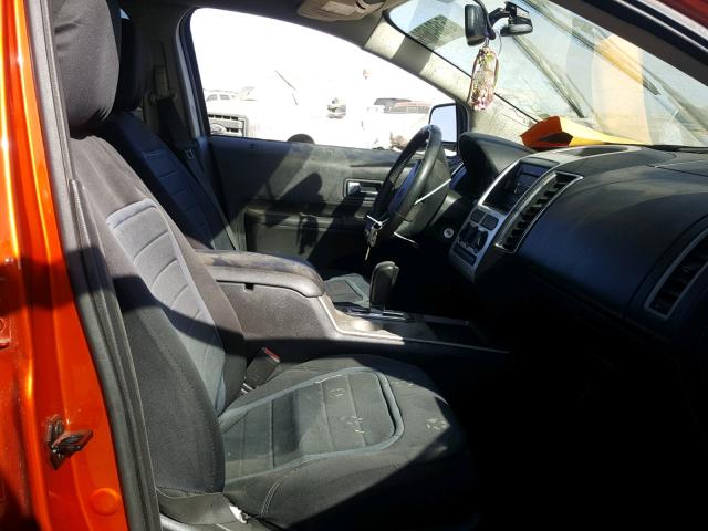 2FMDK48C07BB02632 - 2007 FORD EDGE SEL ORANGE photo 5