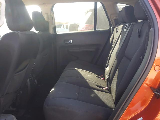 2FMDK48C07BB02632 - 2007 FORD EDGE SEL ORANGE photo 6