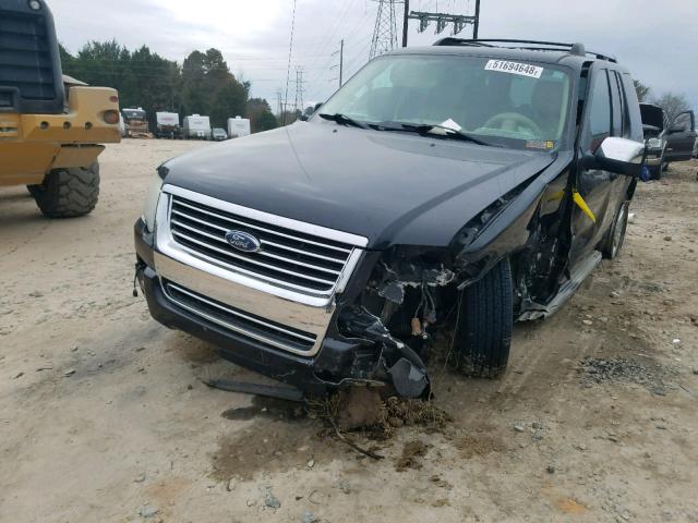 1FMEU65896UA07540 - 2006 FORD EXPLORER L BLACK photo 2