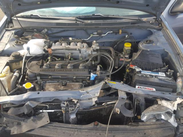 1N4AB41D6WC722836 - 1998 NISSAN SENTRA E GRAY photo 7