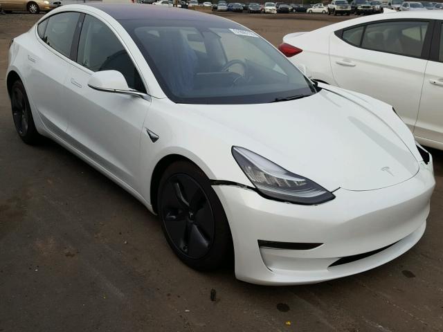 5YJ3E1EA6JF027289 - 2018 TESLA MODEL 3 WHITE photo 1