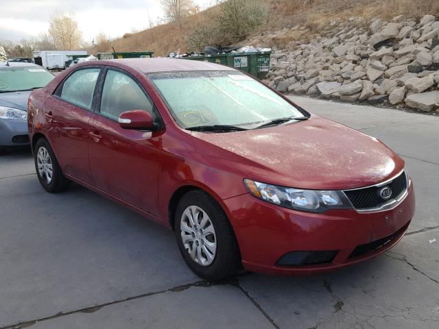 KNAFU4A20A5881743 - 2010 KIA FORTE EX RED photo 1