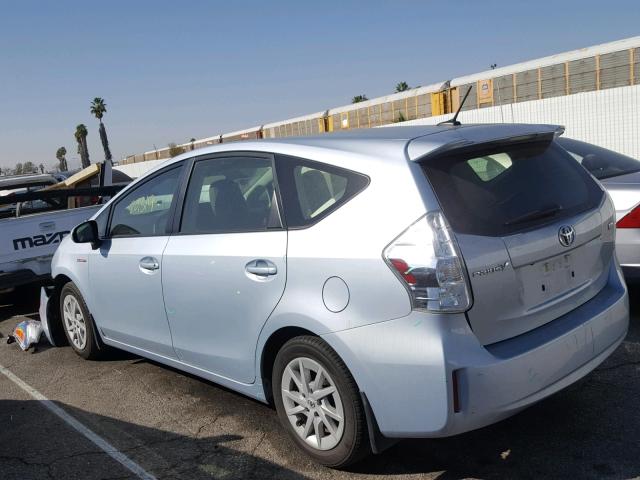 JTDZN3EU5E3362269 - 2014 TOYOTA PRIUS V BLUE photo 3