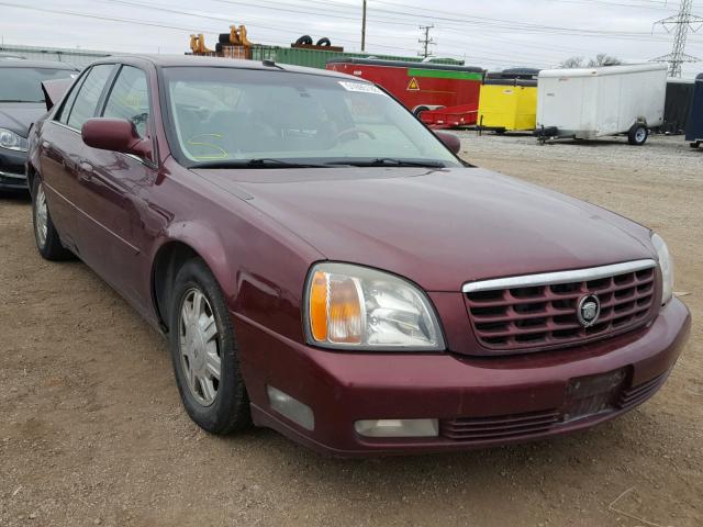 1G6KF57931U243193 - 2001 CADILLAC DEVILLE DT BURGUNDY photo 1