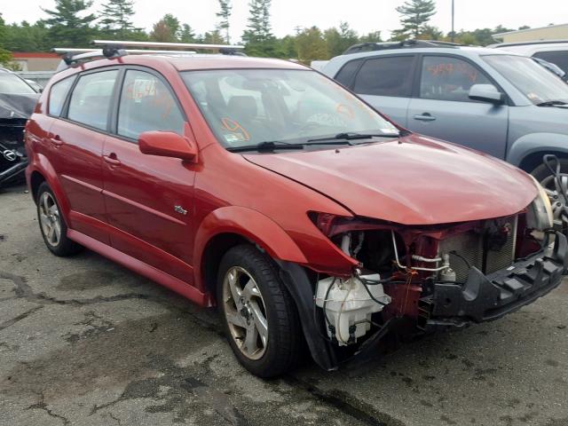 5Y2SL678X6Z413417 - 2006 PONTIAC VIBE RED photo 1