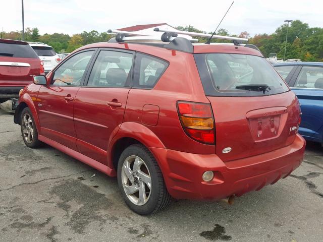 5Y2SL678X6Z413417 - 2006 PONTIAC VIBE RED photo 3