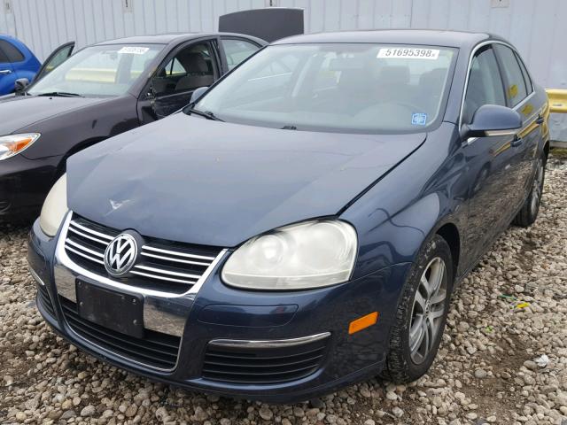 3VWST71K16M653268 - 2006 VOLKSWAGEN JETTA TDI BLUE photo 2