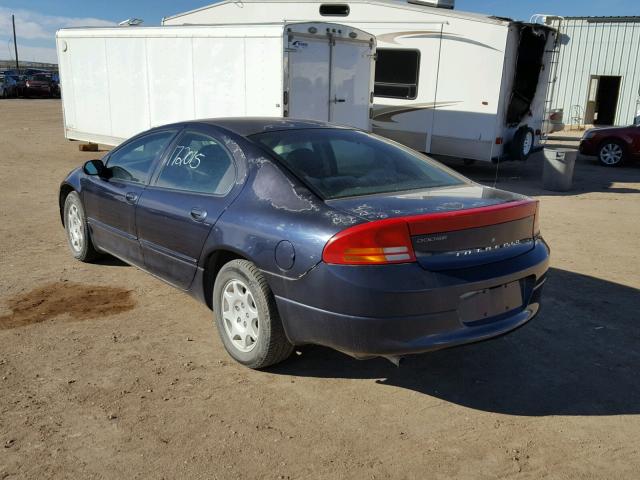 2B3HD46R92H282806 - 2002 DODGE INTREPID S 蓝色 照片 3