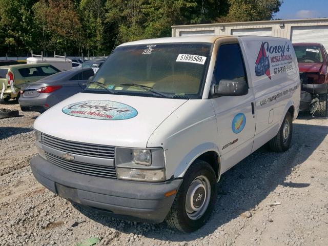 1GCDL19W9XB103180 - 1999 CHEVROLET ASTRO WHITE photo 2