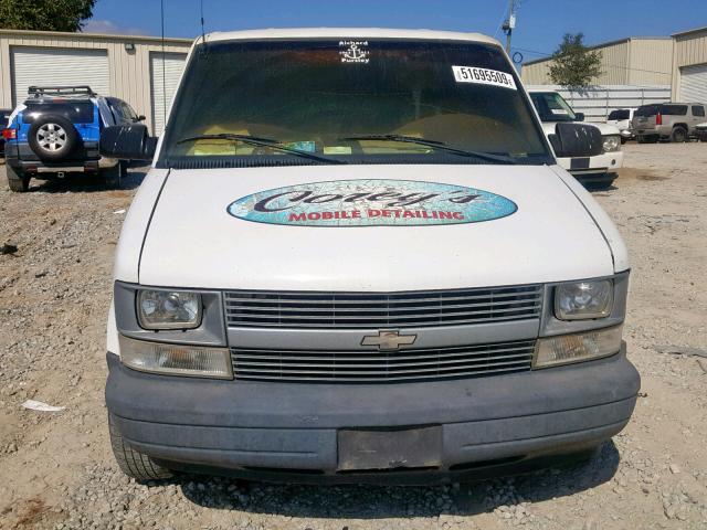 1GCDL19W9XB103180 - 1999 CHEVROLET ASTRO WHITE photo 9