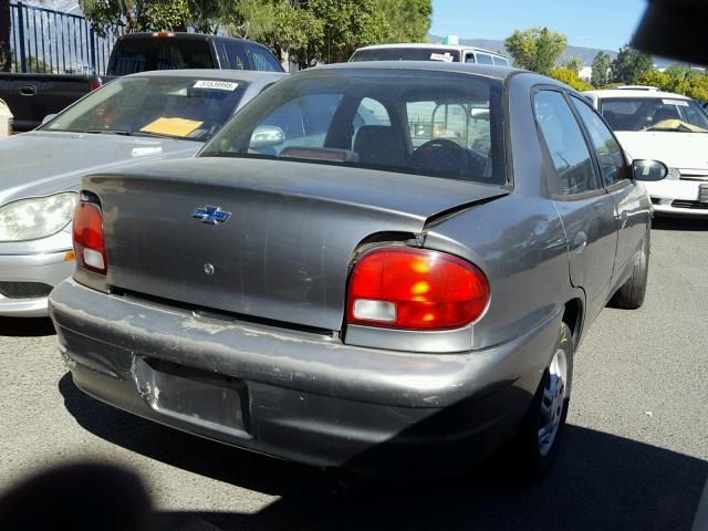 2C1MR522216703477 - 2001 CHEVROLET METRO LSI GRAY photo 4