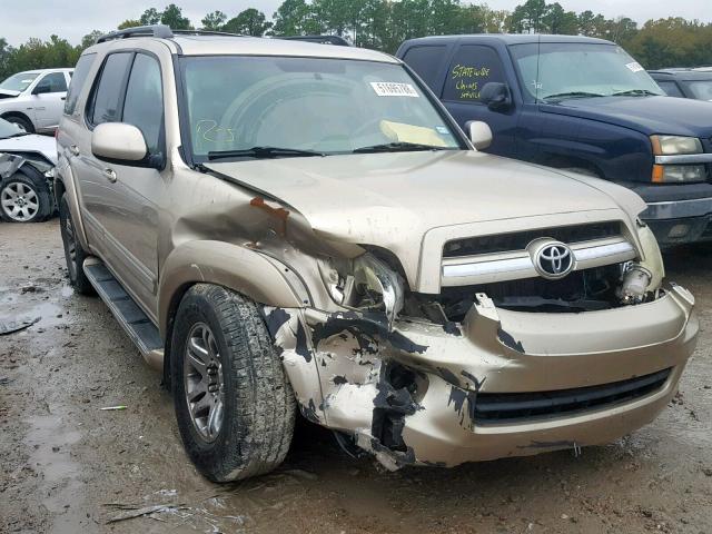 5TDZT38A06S281333 - 2006 TOYOTA SEQUOIA LI GOLD photo 1