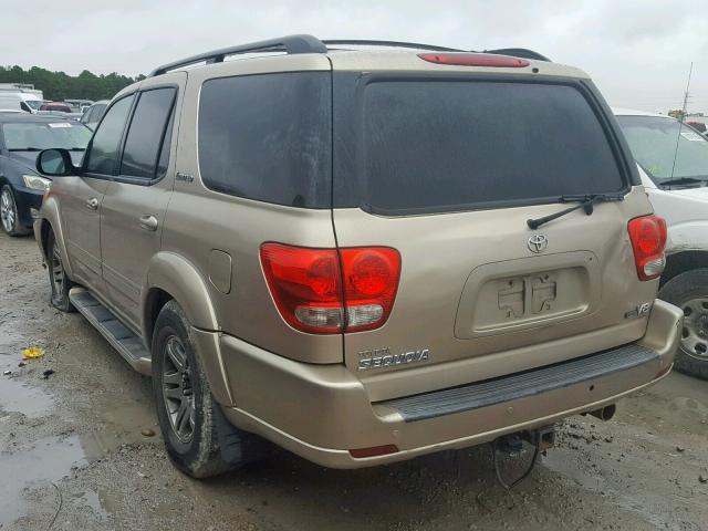 5TDZT38A06S281333 - 2006 TOYOTA SEQUOIA LI GOLD photo 3