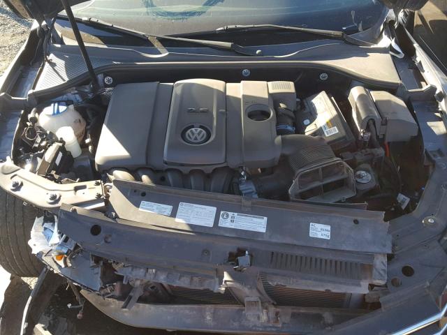 1VWAP7A30EC006109 - 2014 VOLKSWAGEN PASSAT S GRAY photo 7