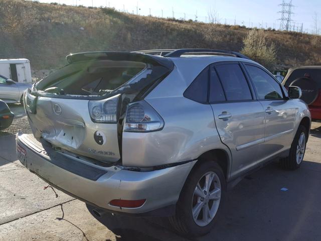 JTJHW31U860025657 - 2006 LEXUS RX 400 SILVER photo 4