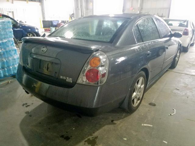 1N4BL11D84C175050 - 2004 NISSAN ALTIMA SE GRAY photo 4