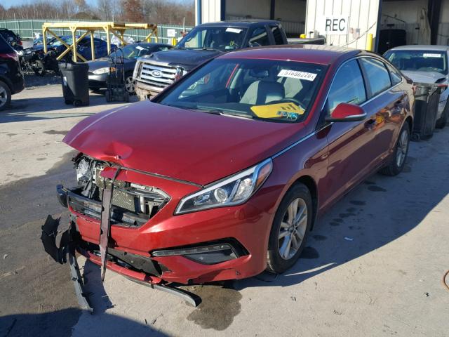 5NPE24AA8GH431584 - 2016 HYUNDAI SONATA ECO RED photo 2