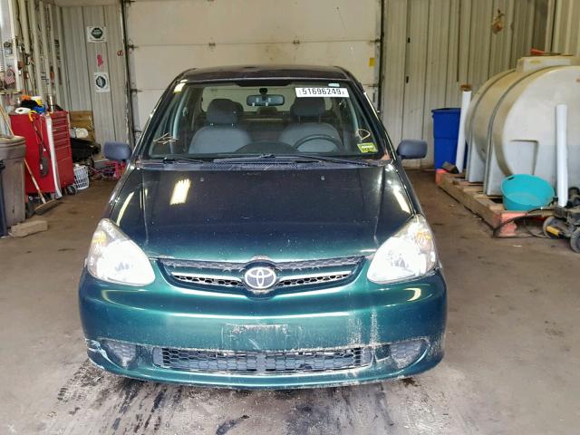 JTDBT123230284278 - 2003 TOYOTA ECHO GREEN photo 9