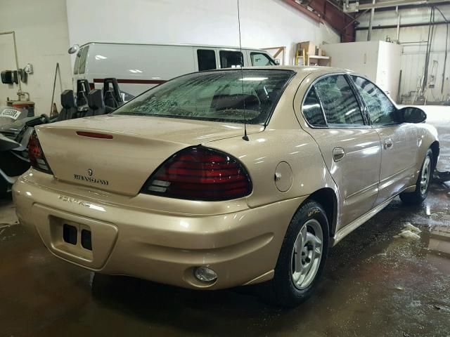 1G2NE52F94M508380 - 2004 PONTIAC GRAND AM S GOLD photo 4