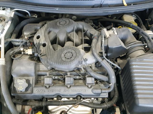 1C3EL55R34N311386 - 2004 CHRYSLER SEBRING LX GRAY photo 7