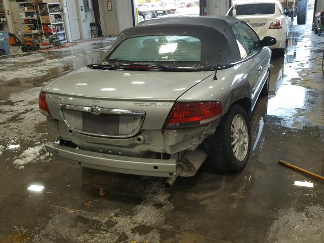 1C3EL55R34N311386 - 2004 CHRYSLER SEBRING LX GRAY photo 9