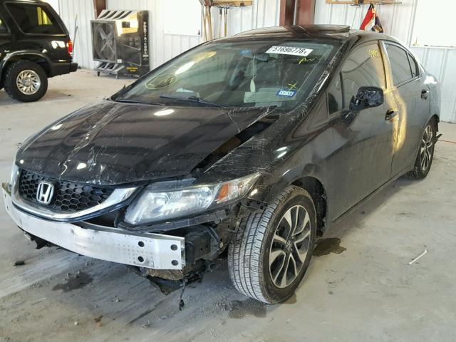 2HGFB2F93DH543691 - 2013 HONDA CIVIC EXL BLACK photo 2