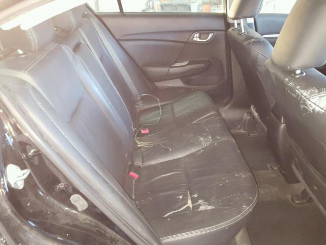 2HGFB2F93DH543691 - 2013 HONDA CIVIC EXL BLACK photo 6