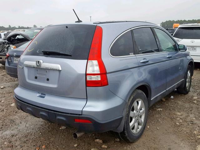 5J6RE48739L037275 - 2009 HONDA CR-V EXL BLUE photo 4