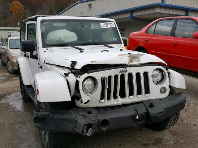 1C4AJWBG0HL526136 - 2017 JEEP WRANGLER S WHITE photo 1