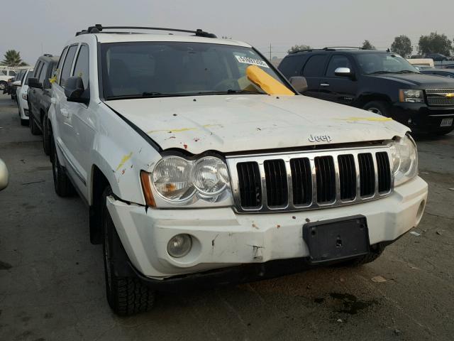 1J4HR58N75C544503 - 2005 JEEP GRAND CHER WHITE photo 1