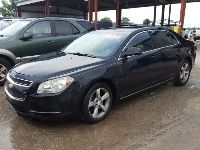 1G1ZJ57B49F101487 - 2009 CHEVROLET MALIBU 2LT BLACK photo 2